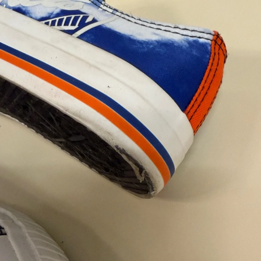 💥MLB NEW YORK METS WOMENS LOW TOP TIE-DYE CANVAS SHOE SIZE: 6 ATHLETIC SHOES